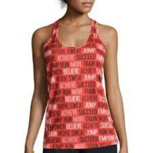 Xersion Womens athletic Tank small Racerback Red